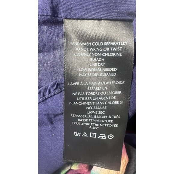 Anthropologie Medium Pleated Sleeveless Cut Out Back Watercolor Print Maxi Dress - Picture 12 of 14